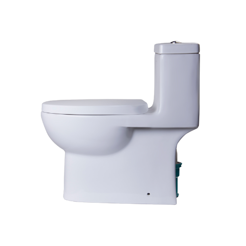 EAGO Dual Flush High-Efficiency Eco-Friendly One-Piece Toilet – White TB359