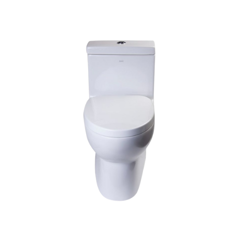 EAGO Dual Flush High-Efficiency Eco-Friendly One-Piece Toilet – White TB359