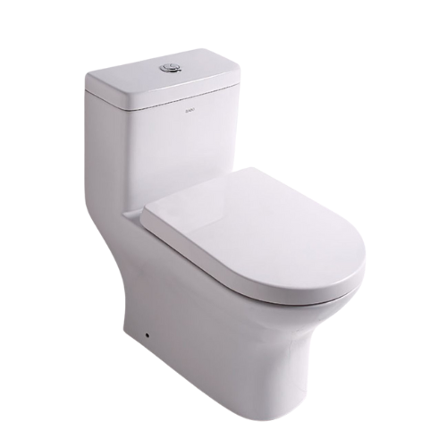 EAGO One-Piece Dual Flush High Efficiency Toilet | White Eco-Friendly Modern Design TB353