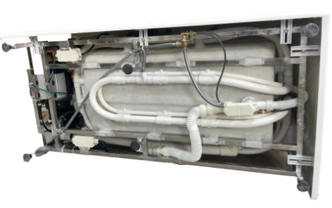 EAGO 5ft Rectangular Whirlpool Bathtub – Right Drain | White Acrylic Spa Tub AM154ETL-R5